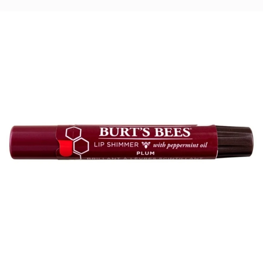 3 x Burt's Bees Lip Shimmer, Plum